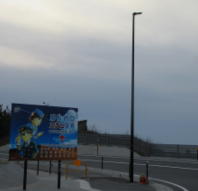 県道空港賀露線道路灯設置写真1